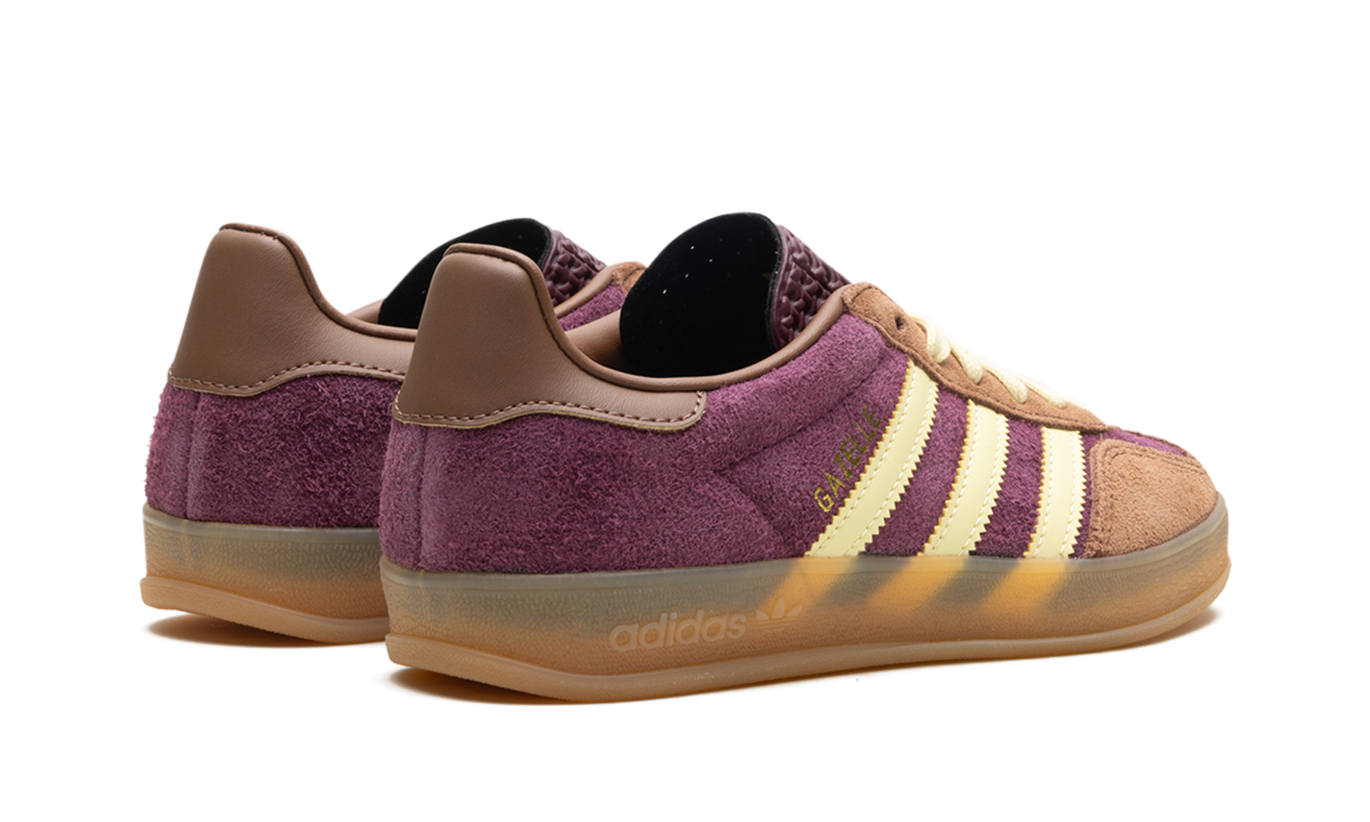 Adidas Gazelle Indoor Maroon Almost Yellow