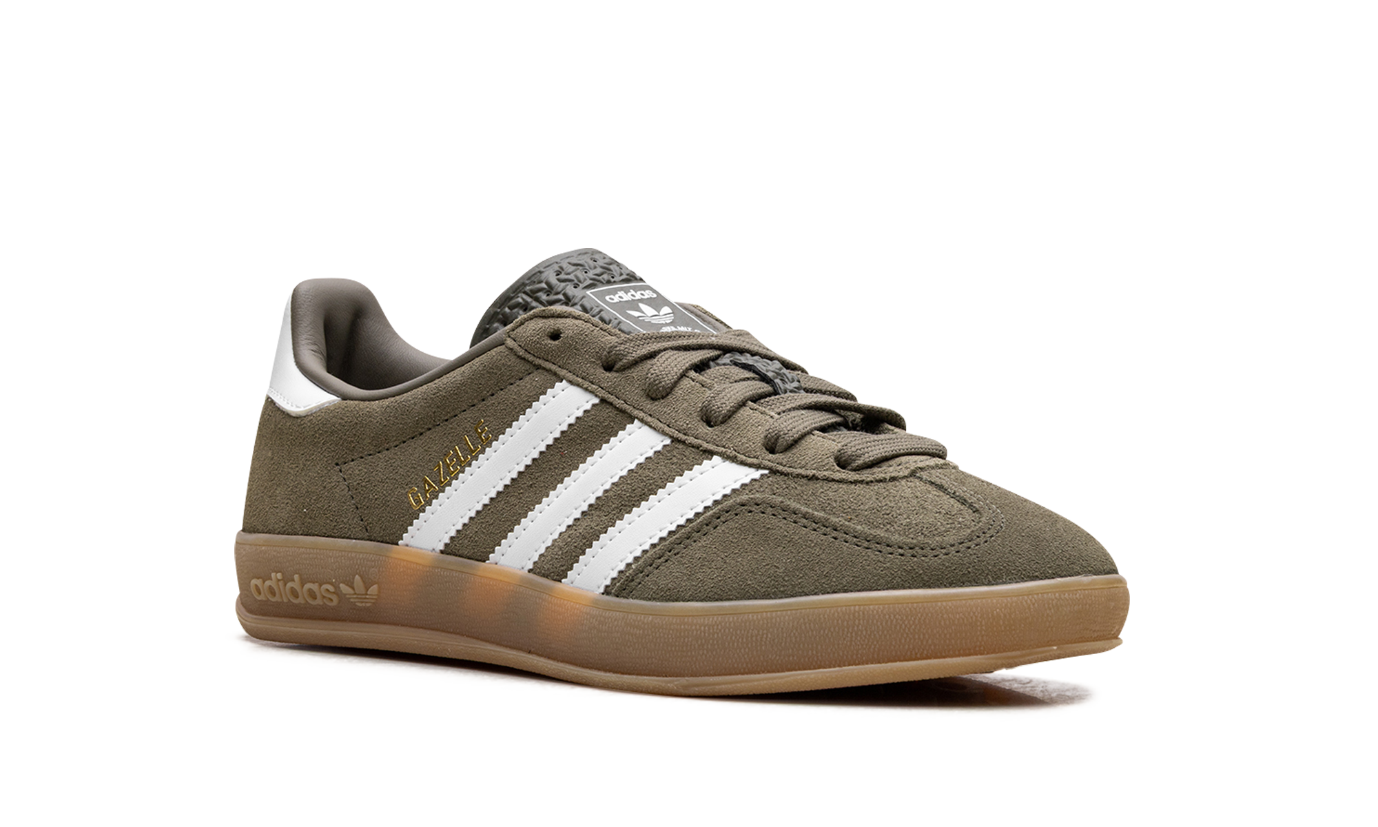 Adidas Gazelle Indoor Olive Strata Cloud White Gum