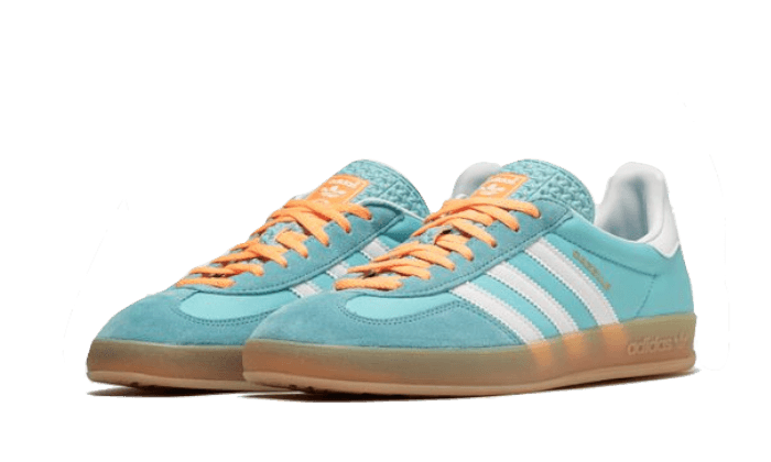 Adidas Gazelle Indoor Preloved Blue White Gum, Preloved Blue/Footwear White/Gum (HQ9017)