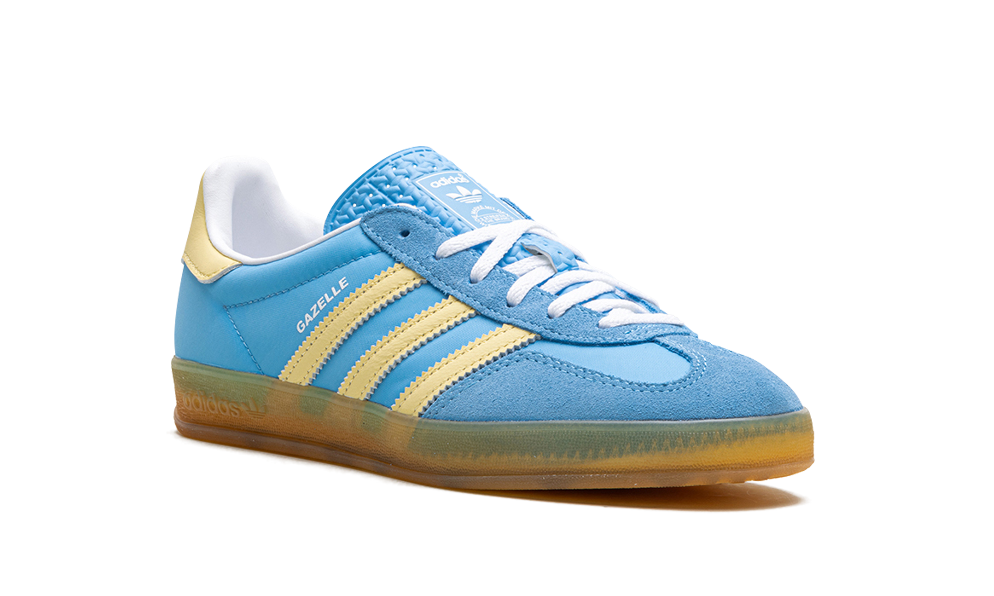 Adidas Gazelle Indoor Semi Blue Burst Almost Yellow