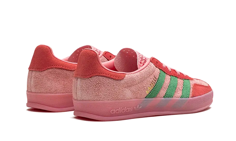 Adidas Gazelle Indoor Semi Pink Spark Preloved Scarlet, Semi Pink Spark/Preloved Green/Preloved Scarlet (IG6782)