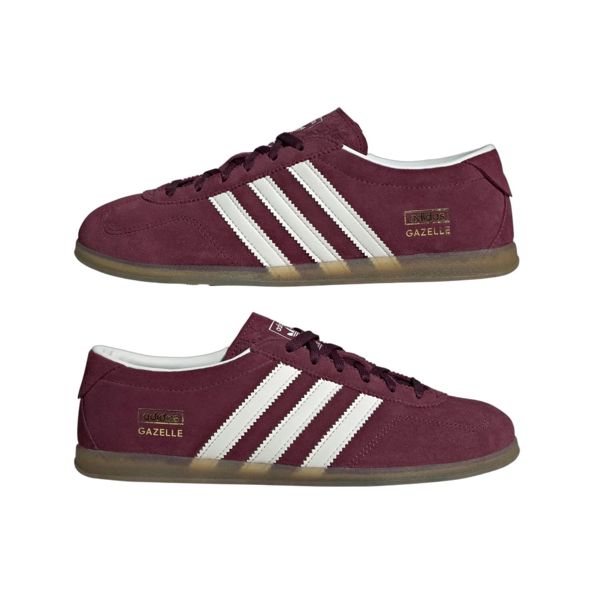 Adidas Gazelle Lo Pro Maroon White