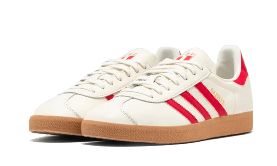 Adidas Gazelle Peru, Off White/Team Power Red 2/Gum (ID3720)