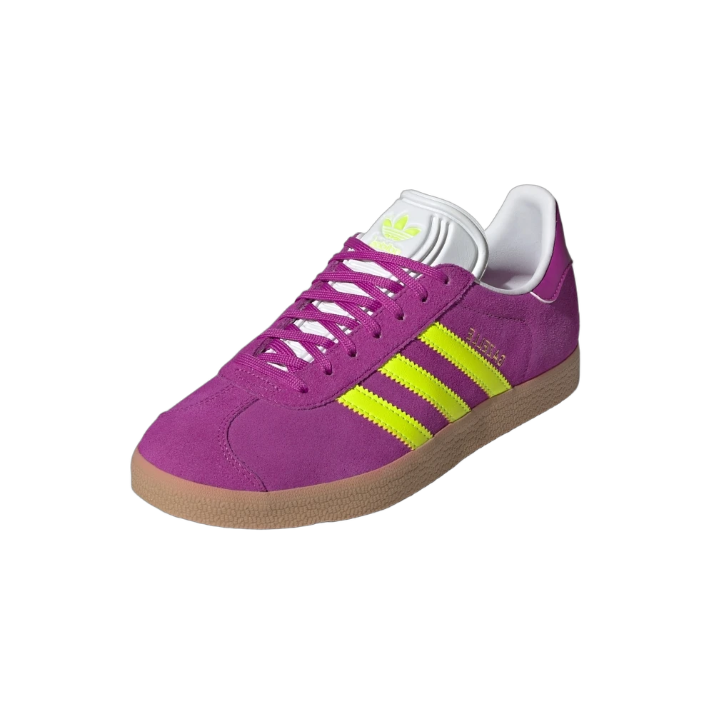 Adidas Gazelle Purple Burst Solar Yellow