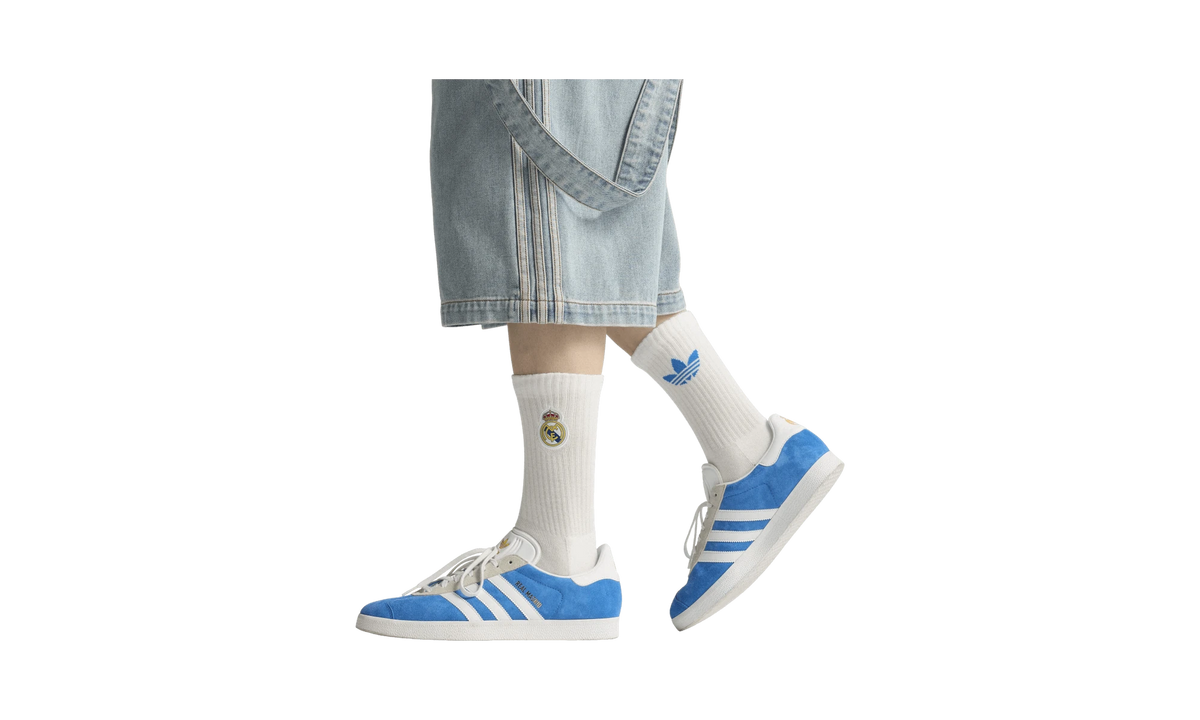 Adidas Gazelle Real Madrid Third Kit Blue Bird