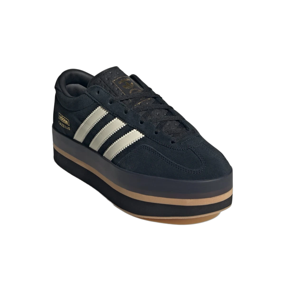 Adidas Gazelle Stack Black Cream White