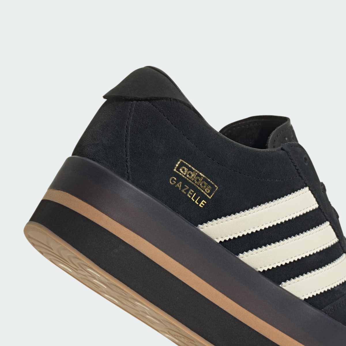 Adidas Gazelle Stack Black Cream White
