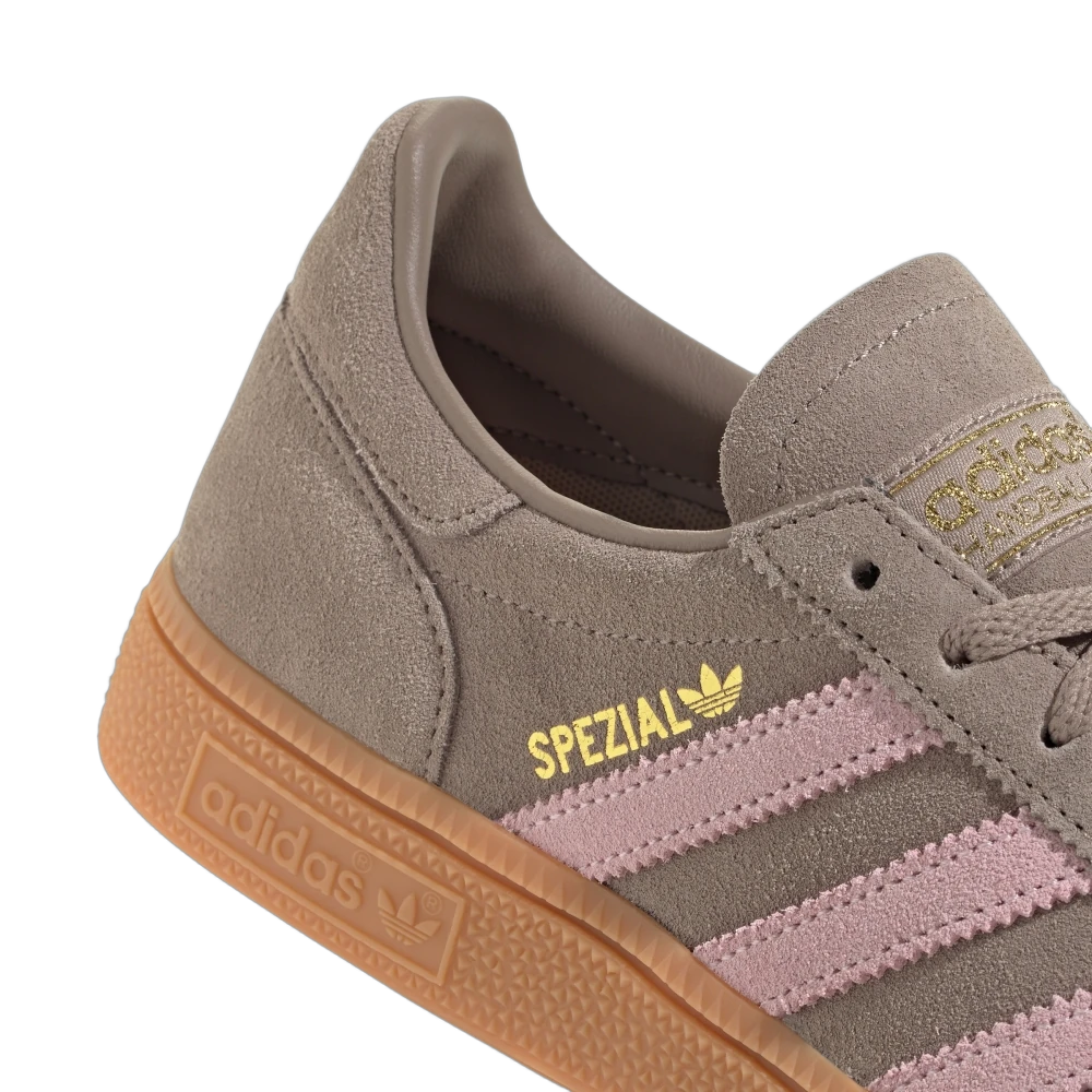 Adidas Handball Spezial Chalky Brown Clear Pink, Chalky Brown/Clear Pink/Gold Metalic (JR3082)