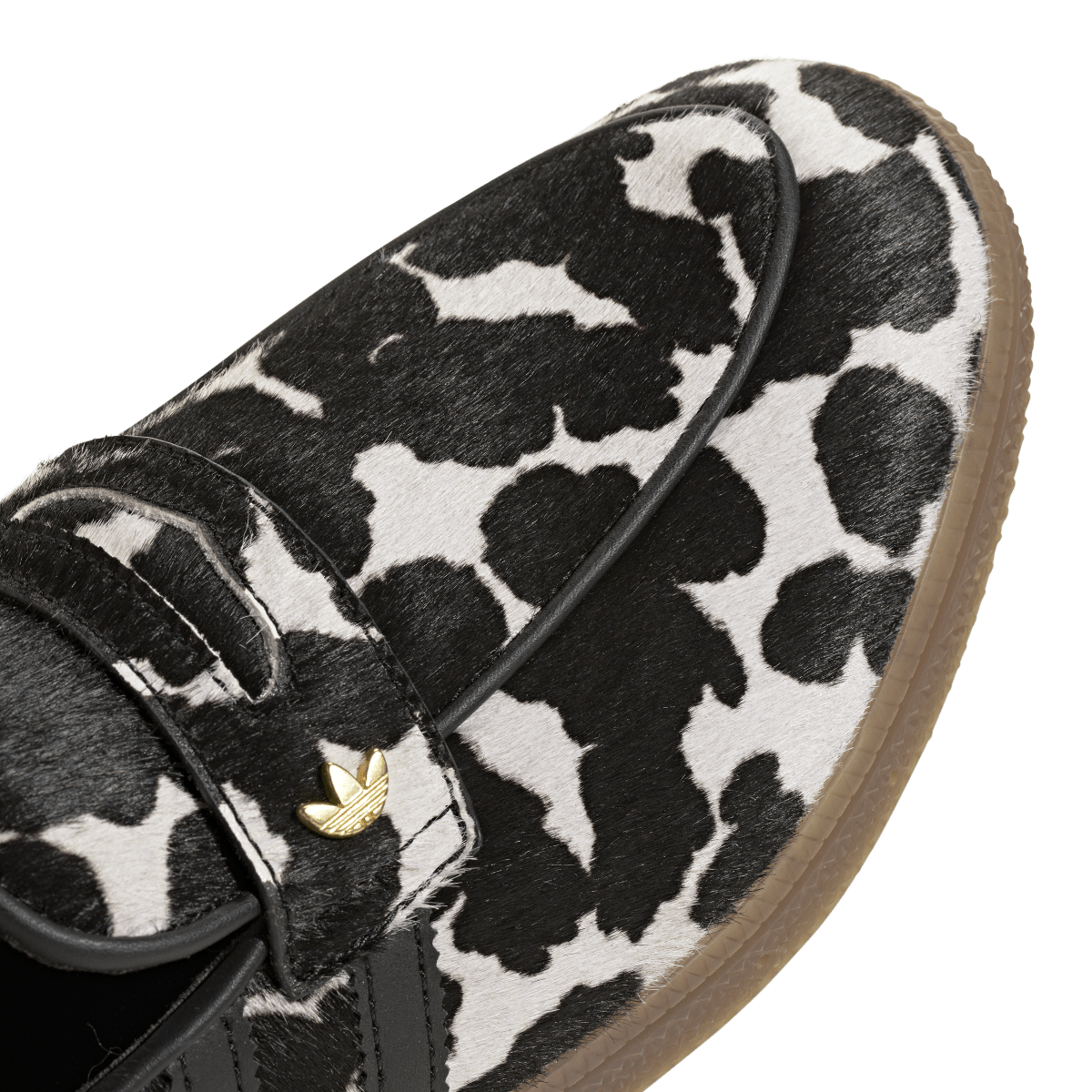 Adidas Handball Spezial Loafer Cow Print Black White