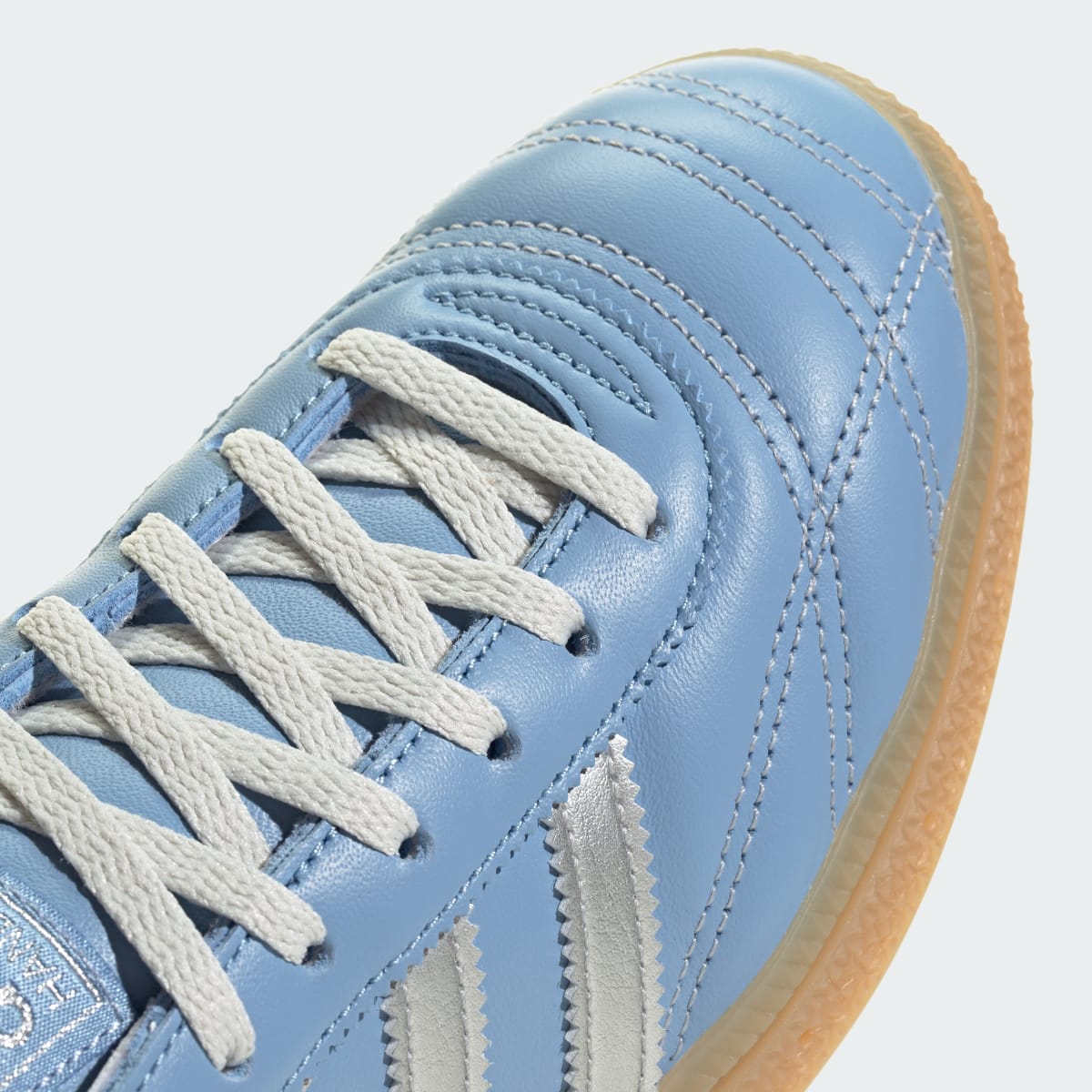 Adidas Handball Spezial Quilted Stitching Ash Blue Silver