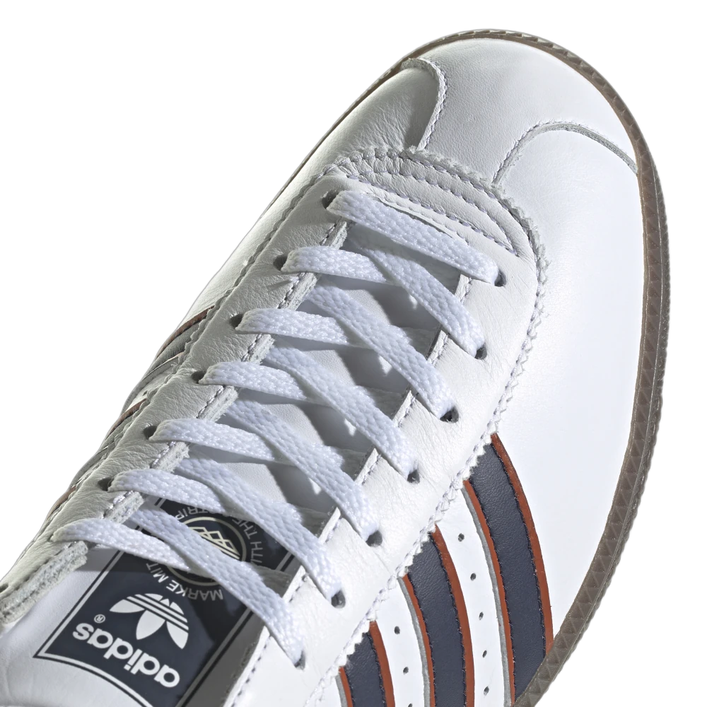 Adidas Hochelaga SPZL Cloud White Collegiate Navy, Cloud White/Collegiate Navy/Collegiate Orange (HQ4481)