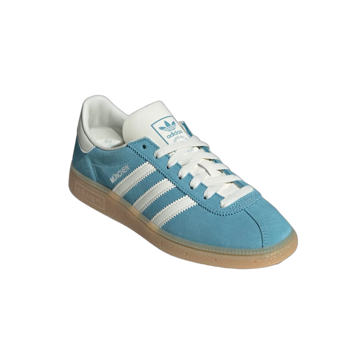 Adidas Muenchen Preloved Blue Off White Silver Metallic