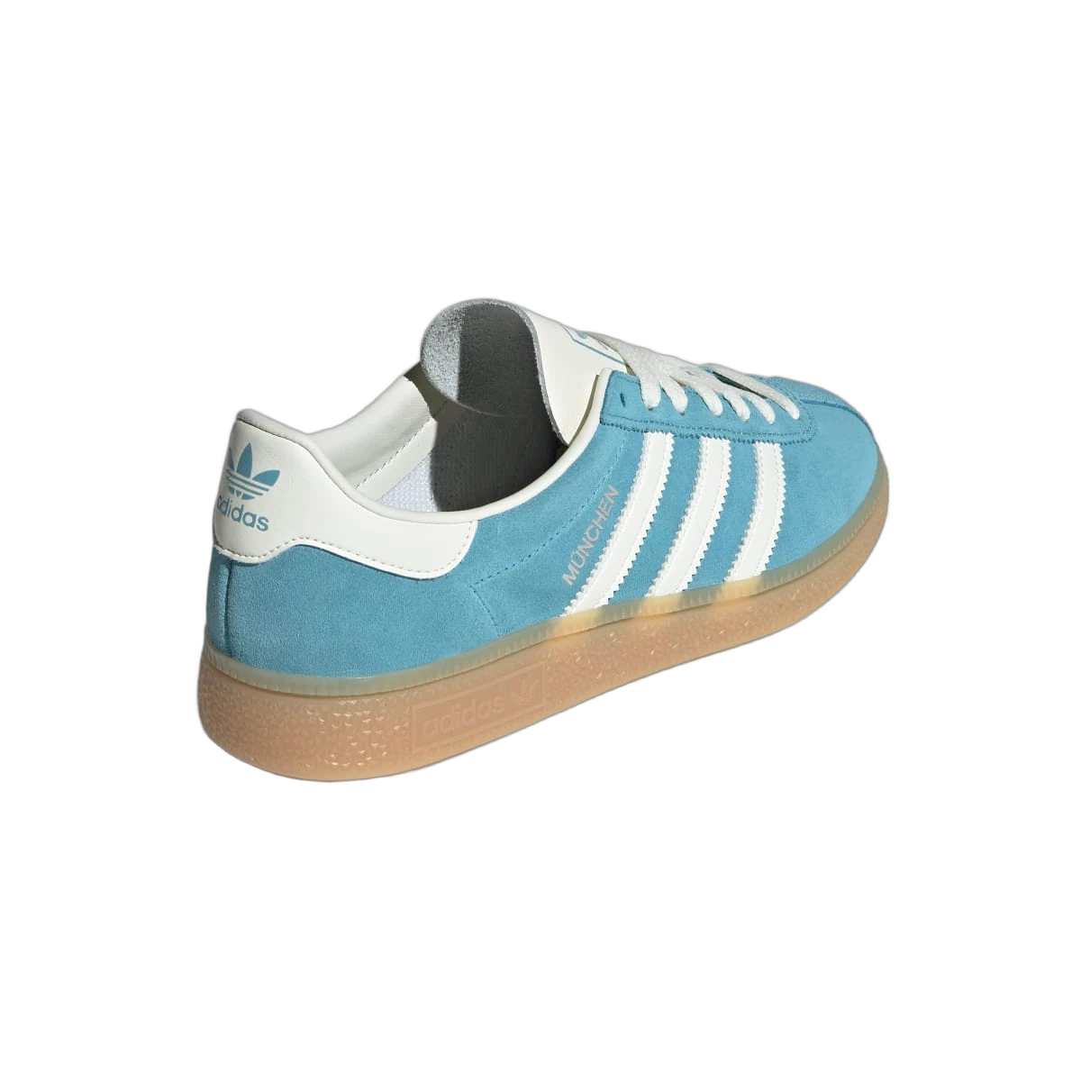 Adidas Muenchen Preloved Blue Off White Silver Metallic