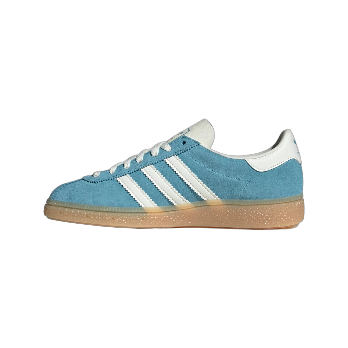 Adidas Muenchen Preloved Blue Off White Silver Metallic