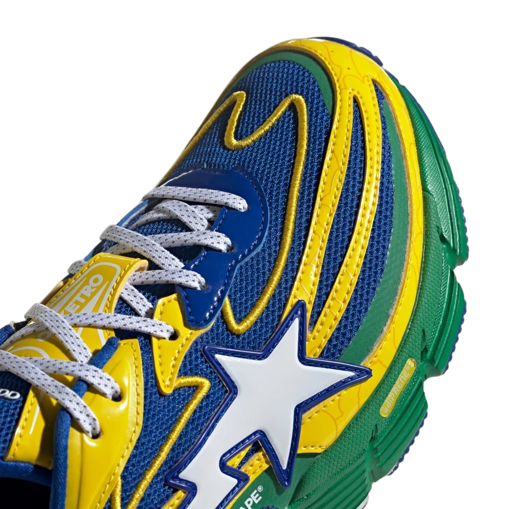 Adidas Orketro Bape Yellow Blue Green, Green/Power Blue/Blue (JQ2398)