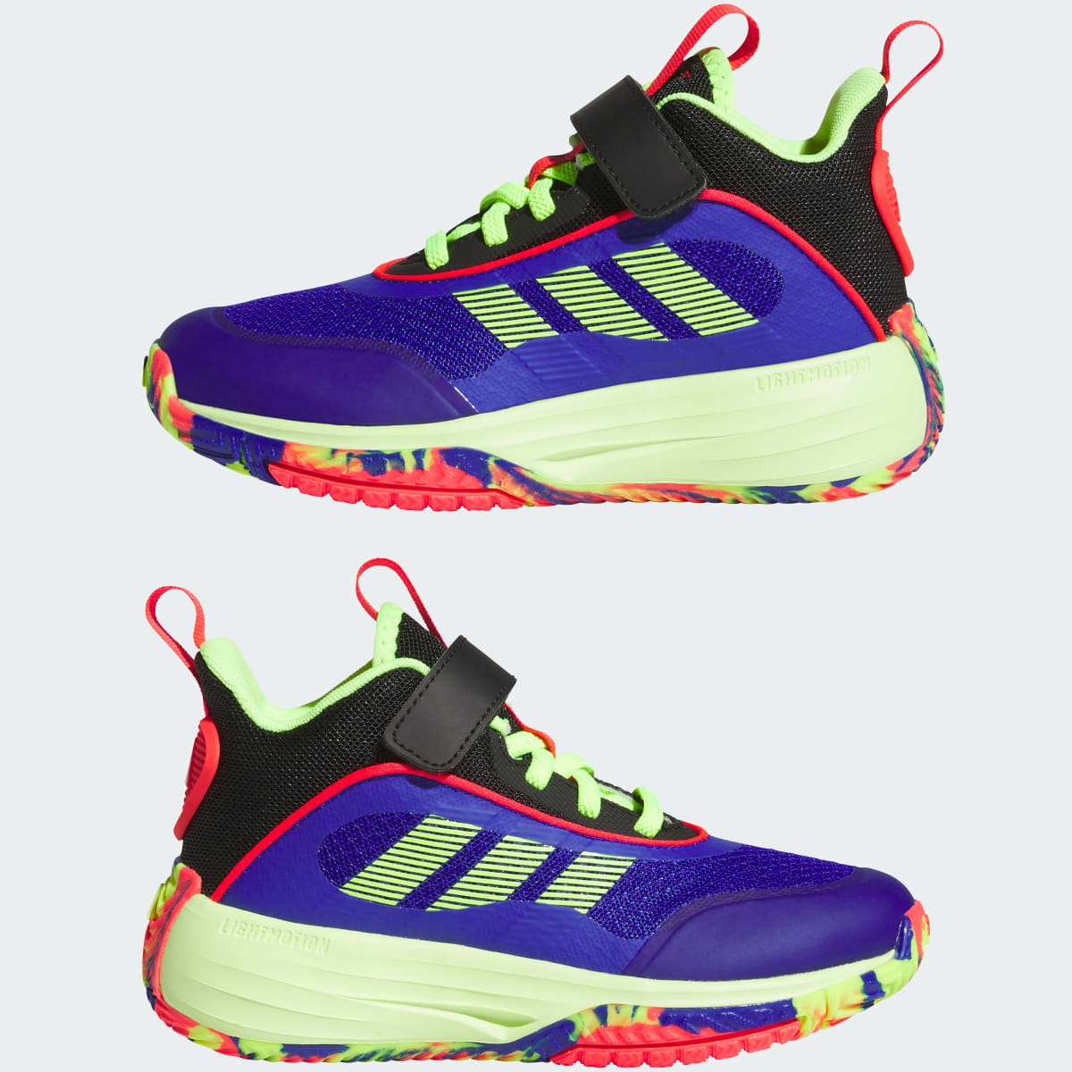 Adidas Ownthegame 3.0 Lucid Blue Lemon Black