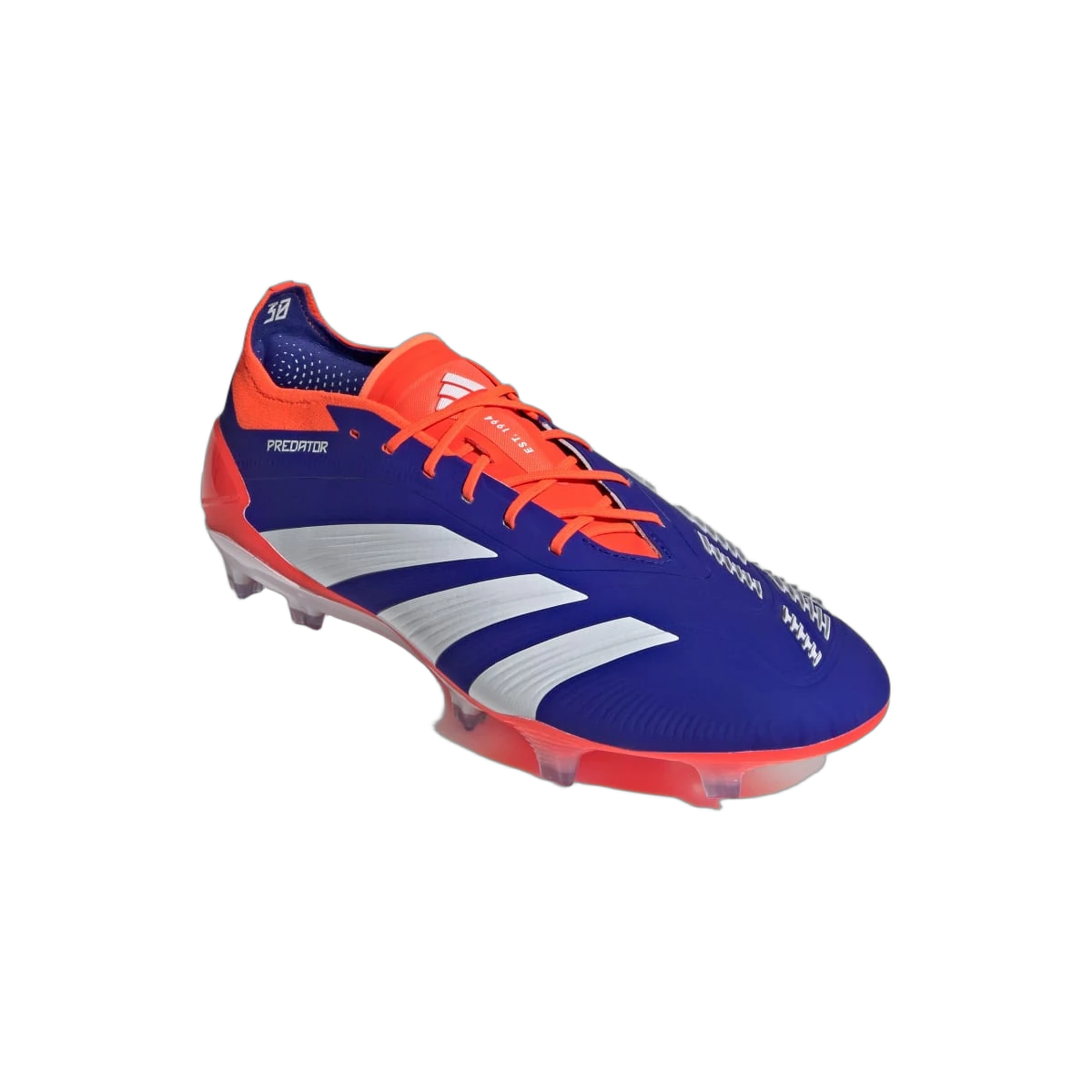 Adidas Predator Elite FG Lucid Blue Cloud White Solar Red