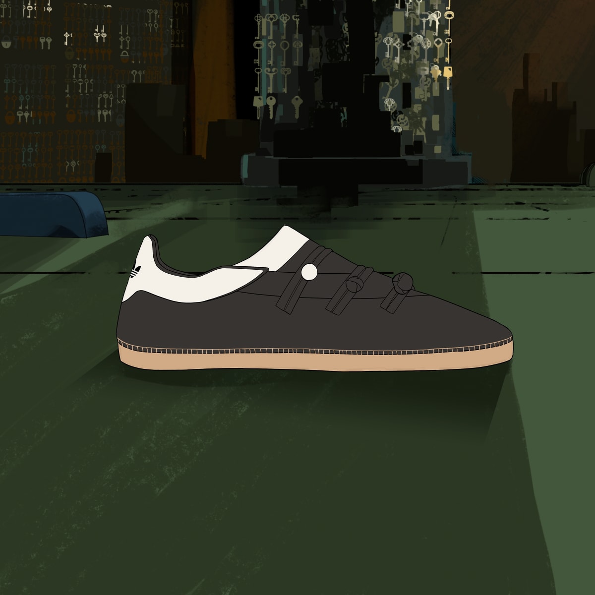 Adidas Qi Flow CLOT by Edison Chen Black White