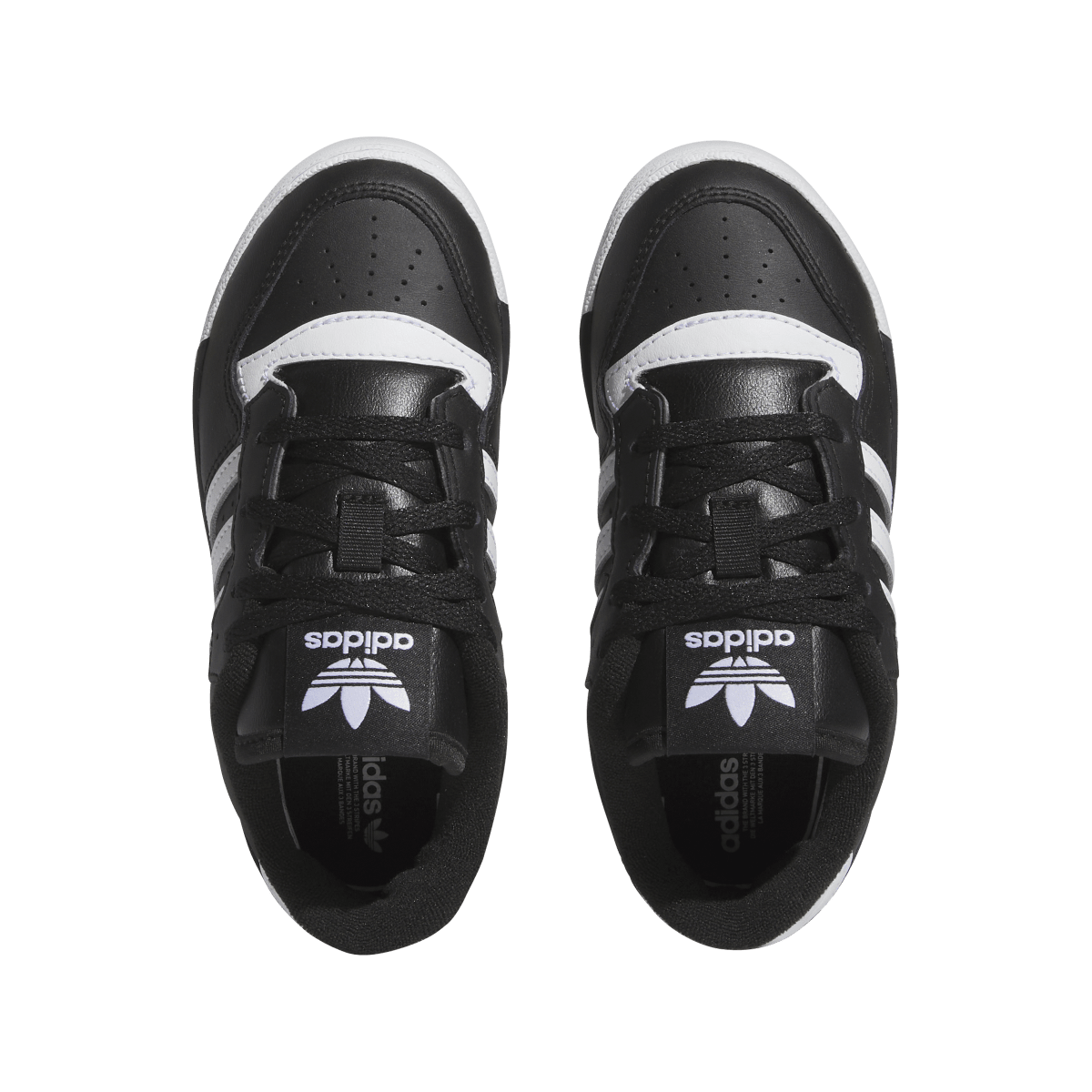 Adidas Rivalry Low Core Black Cloud White (PS)