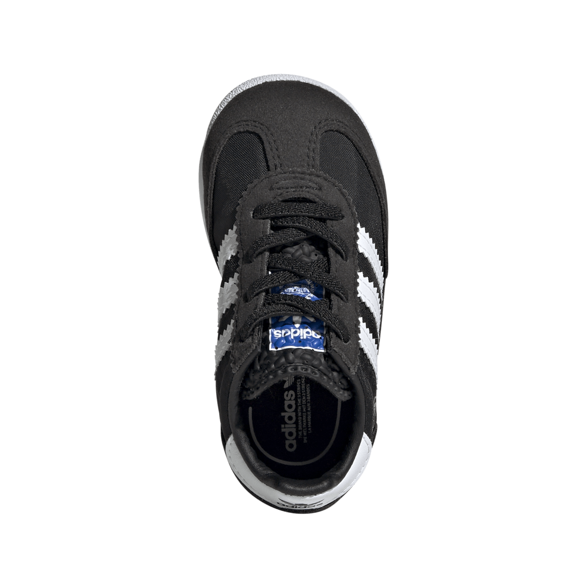 Adidas SL 72 RS Elastic Laces Core Black Cloud White Blue (TD)