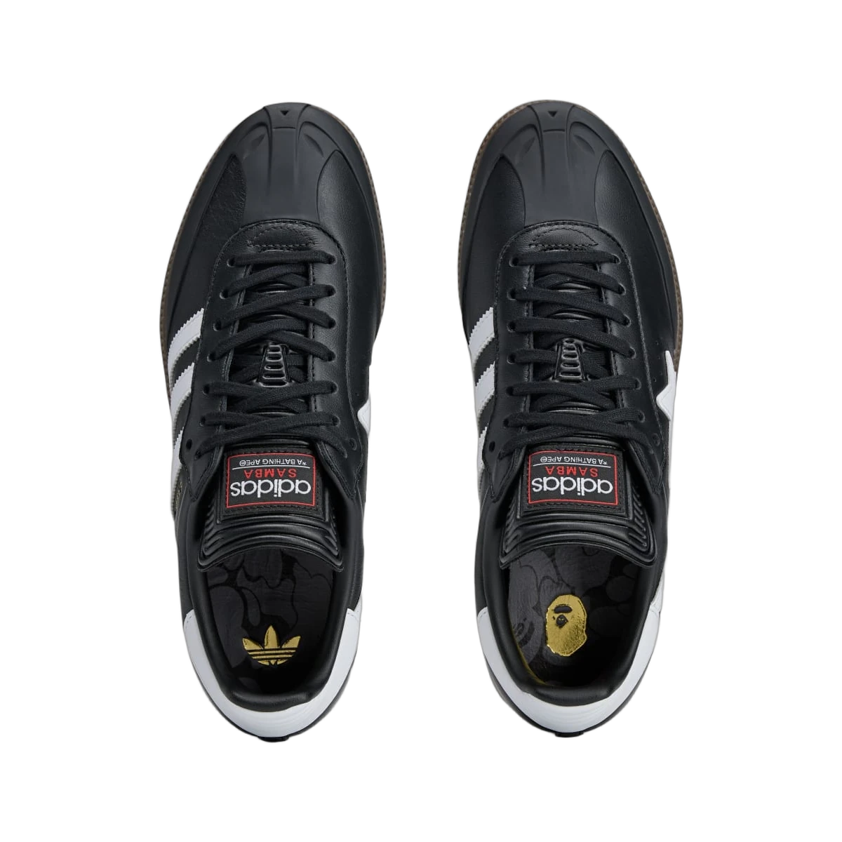 Adidas Samba Bape Black White Gum