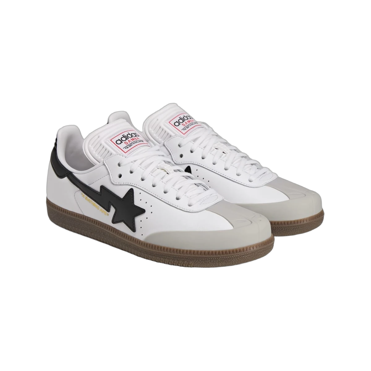 Adidas Samba Bape White Black Gum