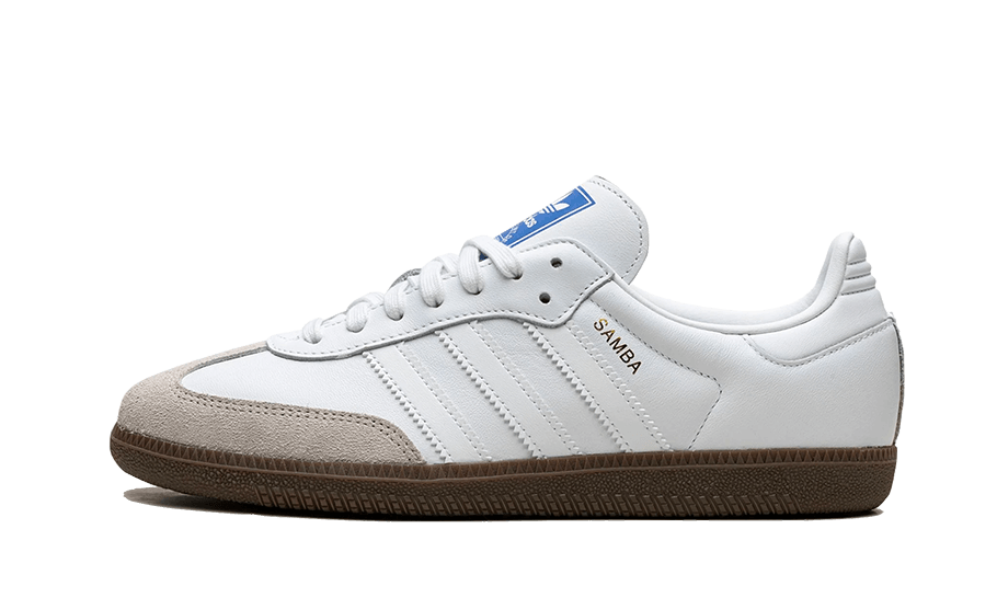 Adidas Samba Cloud White Blue Gum, Cloud White/Cloud White/Gum (IE3439)