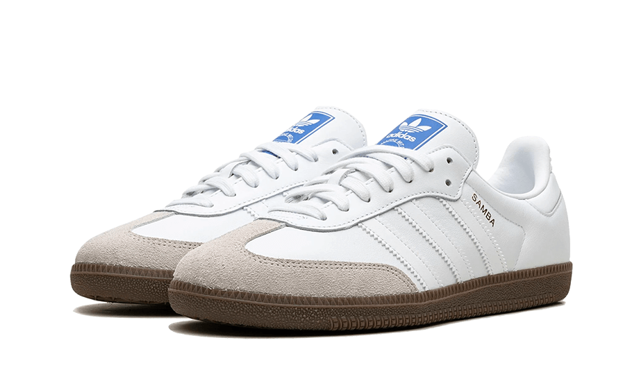 Adidas Samba Cloud White Blue Gum, Cloud White/Cloud White/Gum (IE3439)