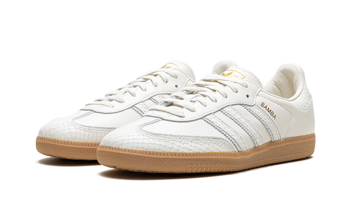Adidas Samba Core White Snakeskin