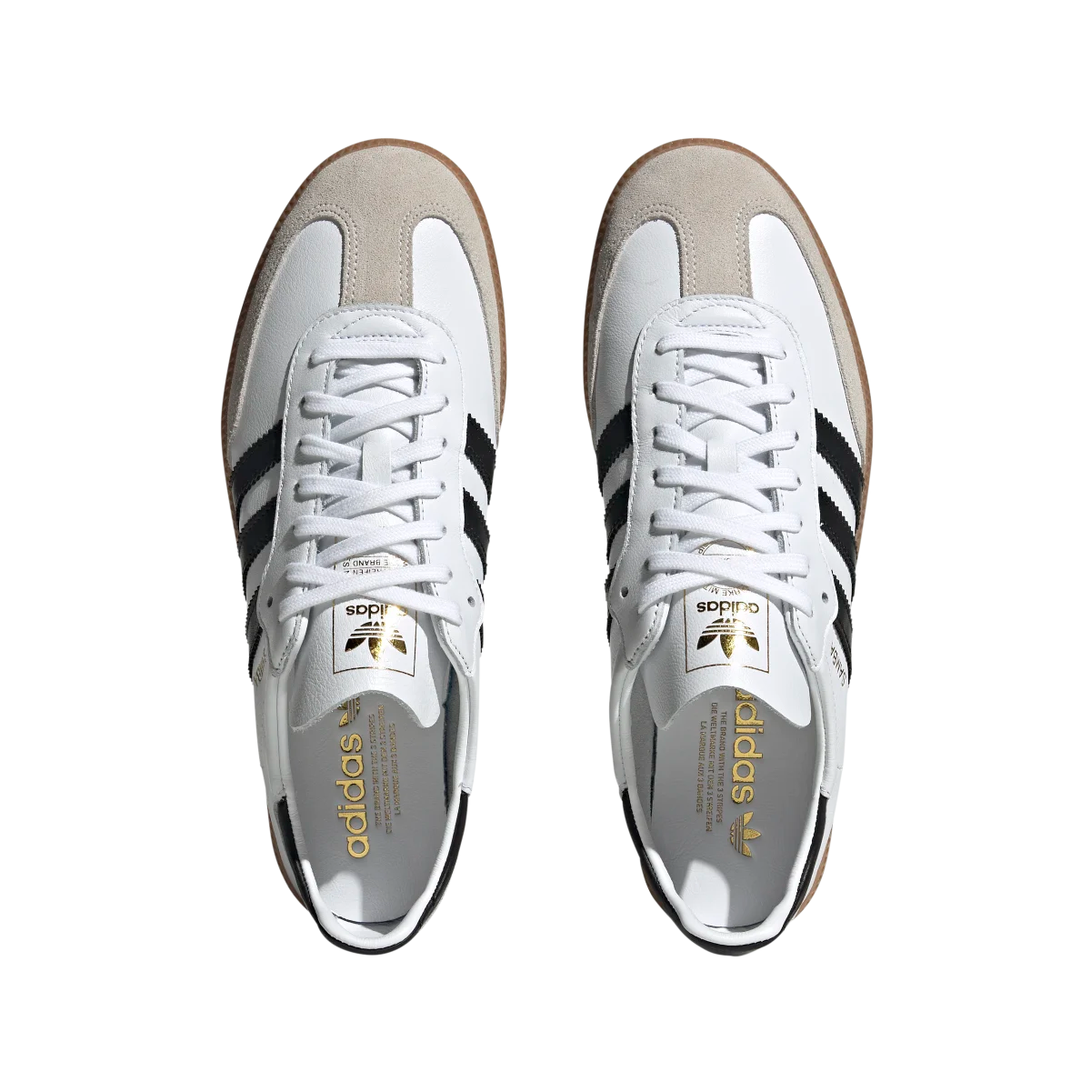 Adidas Samba Decon White Black Gum, Cloud White/Core Black/Grey One (IF0642)