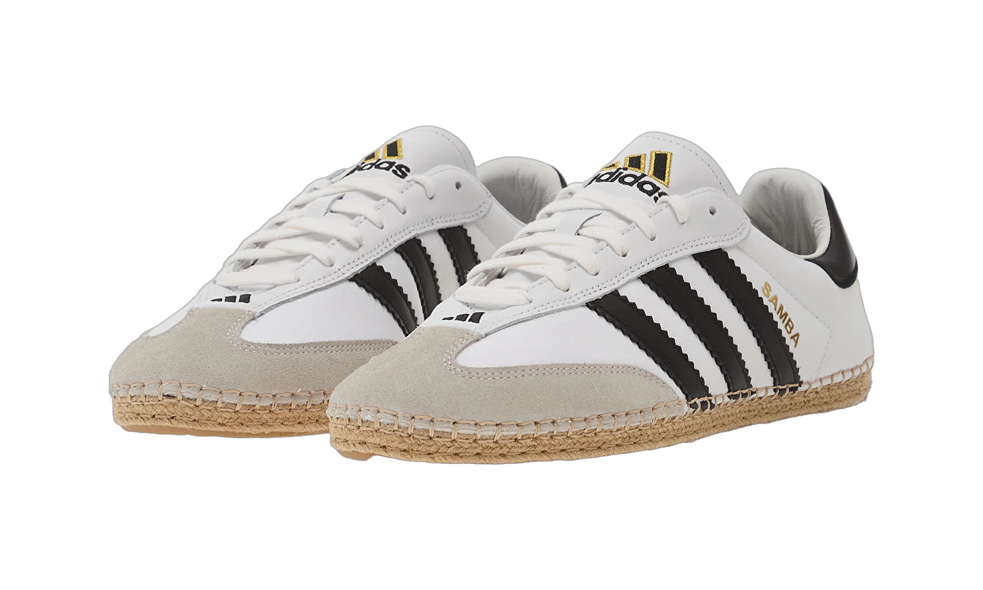 Adidas Samba Espadrille CLOT By Edison Chen White Black