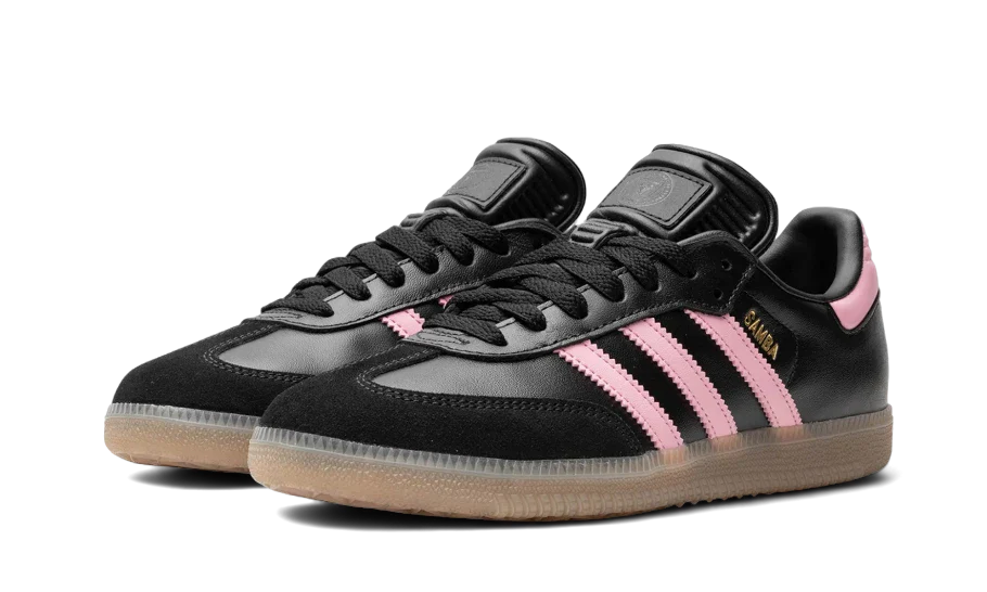 Adidas Samba Inter Miami CF Messi Black, Black/Pink/Gum (IH8157)