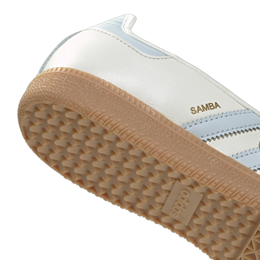 Adidas Samba Jane White Blue Gum, Cloud White/Gum 3/Halo Blue (JR7339)