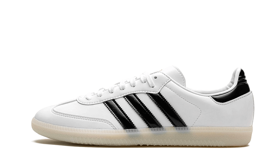 Adidas Samba Jason Dill White Black Patent, Cloud White/Core Black/Gold Metallic (IE5158)