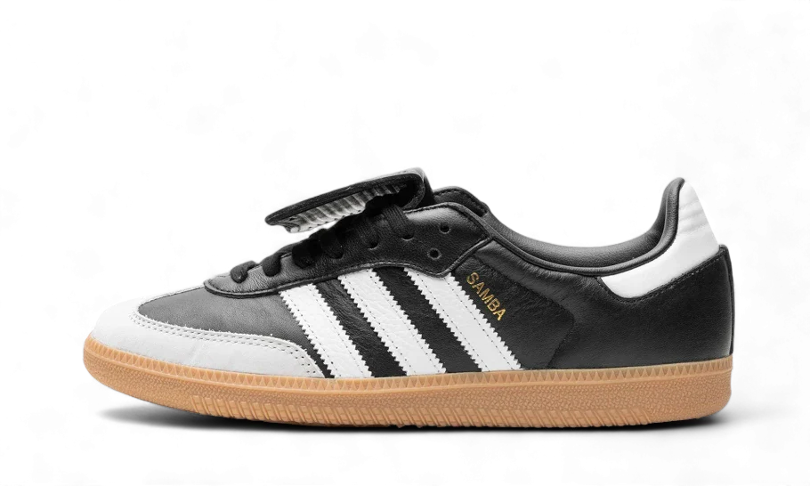 Adidas Samba LT Black White, Core Black/White/Metallic Gold (IG2010)