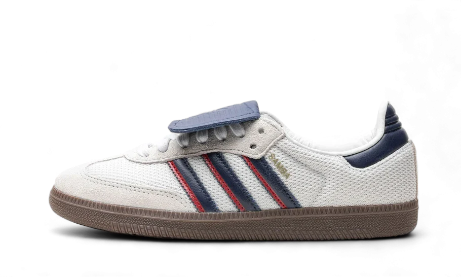 Adidas Samba LT Crystal White Dark Blue, Crystal White/Dark Blue/Gum (IE9169)