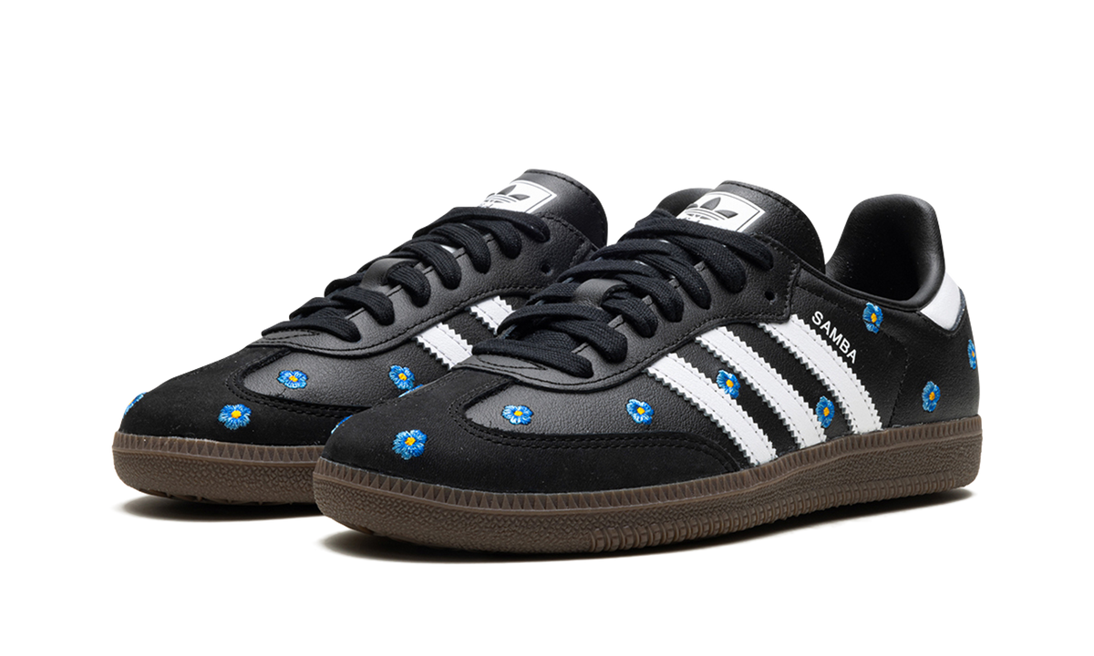 Adidas Samba Light Blue Floral Core Black