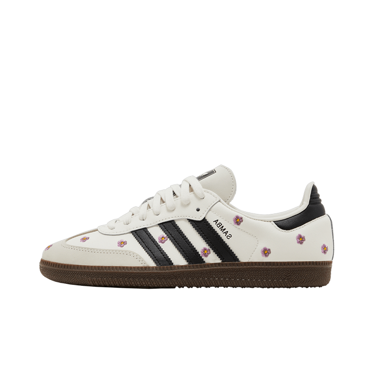 Adidas Samba Light Purple Floral, White/Cloud White/Core Black/Gum (IF4398)