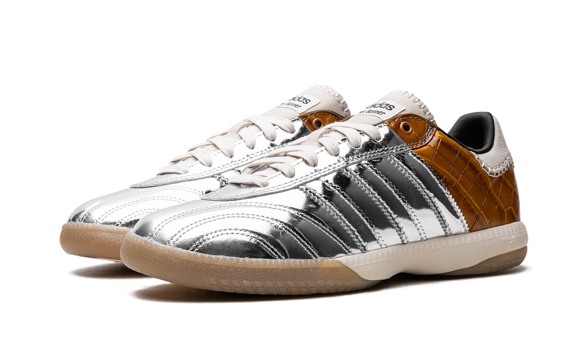 Adidas Samba Millennium Wales Bonner Silver Metallic Yellow Croc