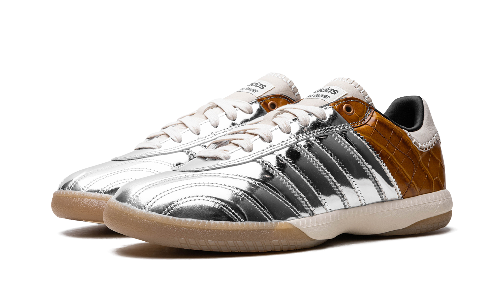 Adidas Samba Millennium Wales Bonner Silver Metallic Yellow Croc
