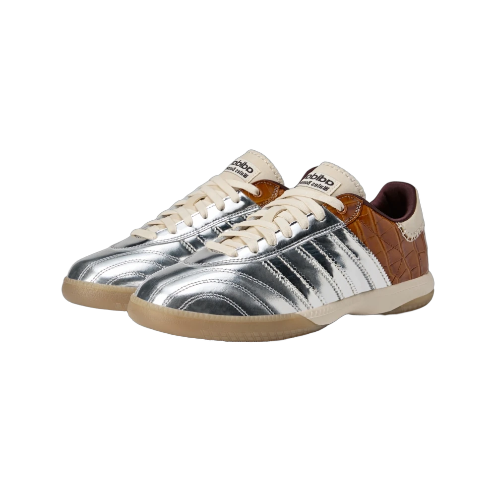 Adidas Samba Millennium Wales Bonner Silver Metallic Yellow Croc, Silver Metallic/Silver Metallic/Easy Yellow (IH5777)