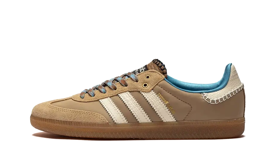 Adidas Samba Nylon Wales Bonner Desert White, Desert White/Wonder White/Ash Blue (IH3261)