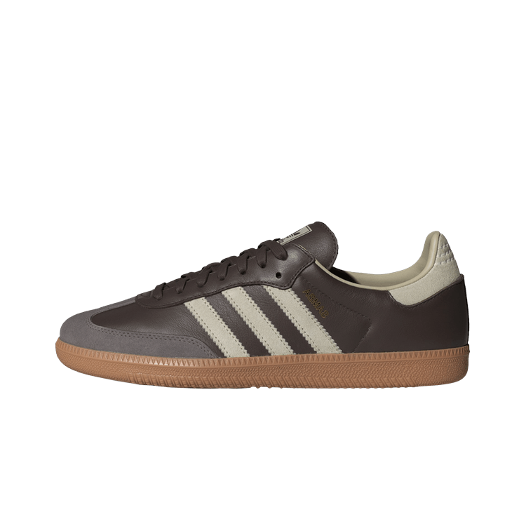 Adidas Samba OG Brown Putty Grey, Brown/Putty Grey/Gold Metallic (ID1481)