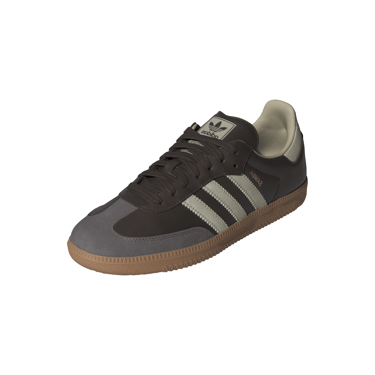 Adidas Samba OG Brown Putty Grey, Brown/Putty Grey/Gold Metallic (ID1481)