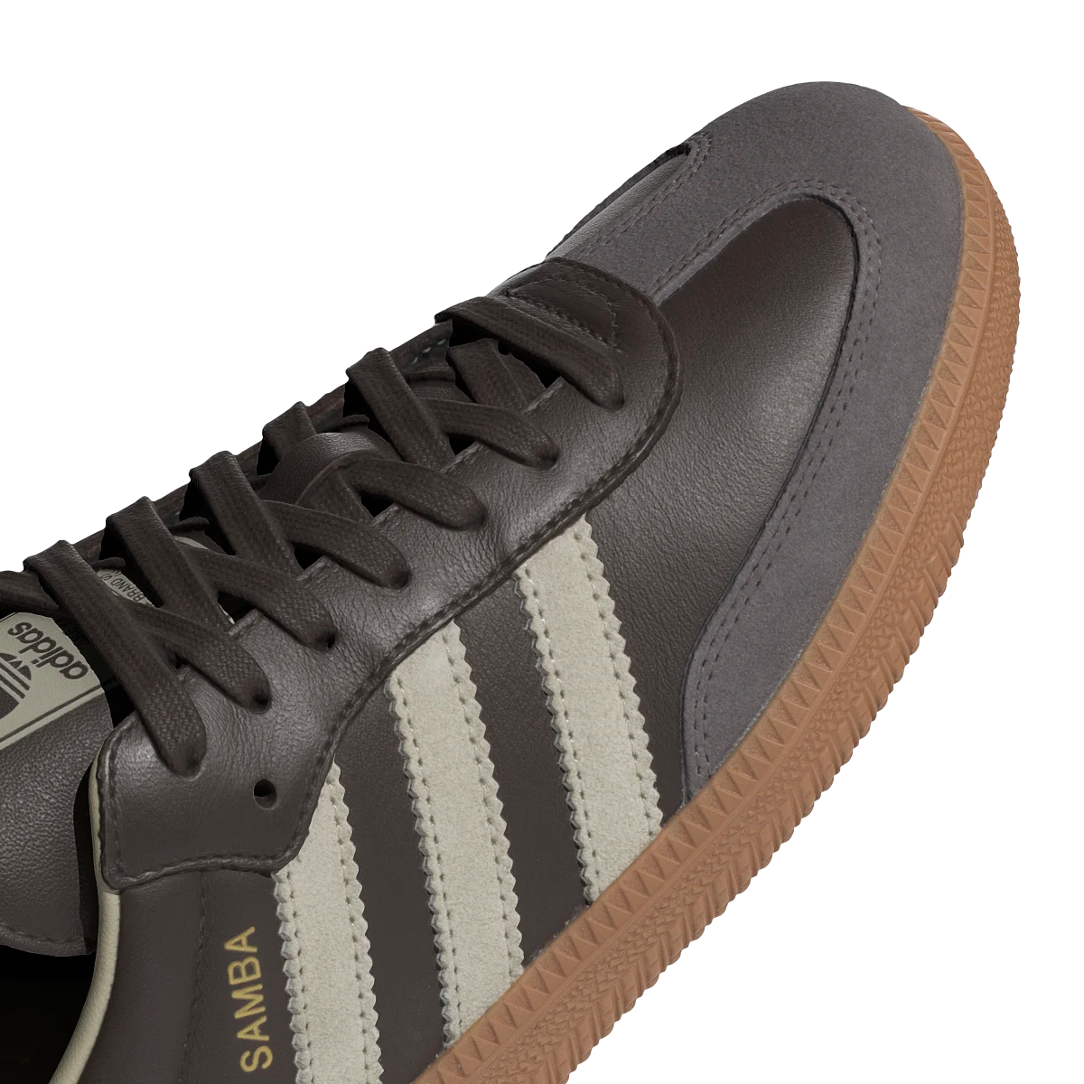 Adidas Samba OG Brown Putty Grey, Brown/Putty Grey/Gold Metallic (ID1481)