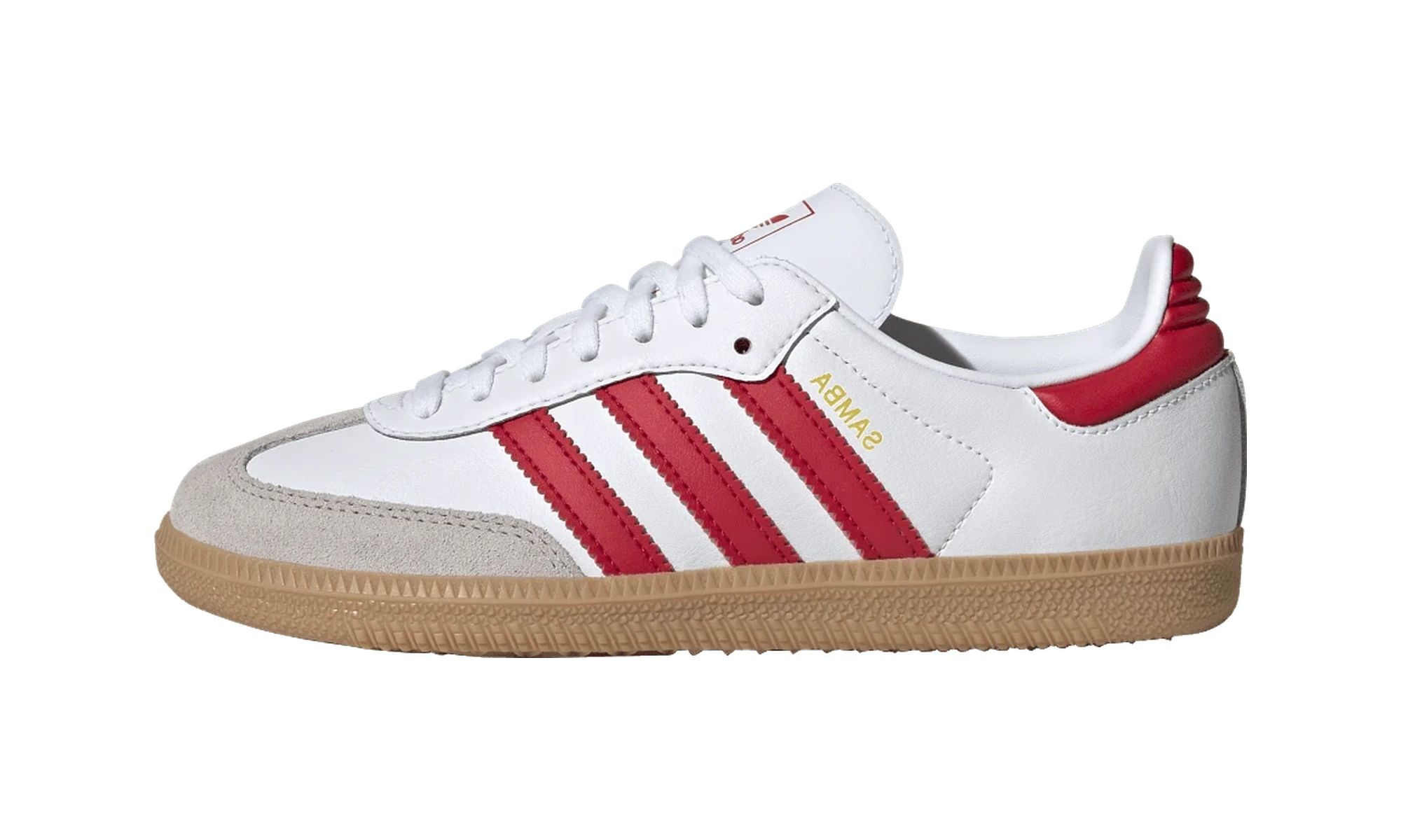 Adidas Samba OG Cloud White Better Scarlet Gum