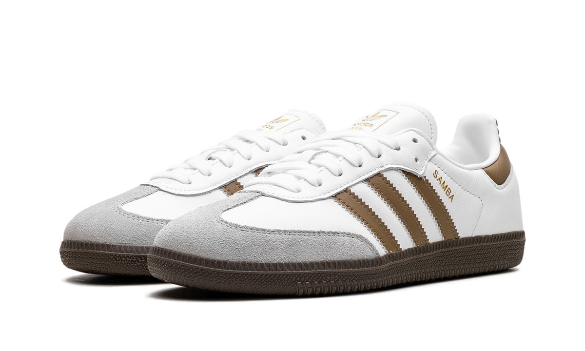 Adidas Samba OG Cloud White Brown Desert