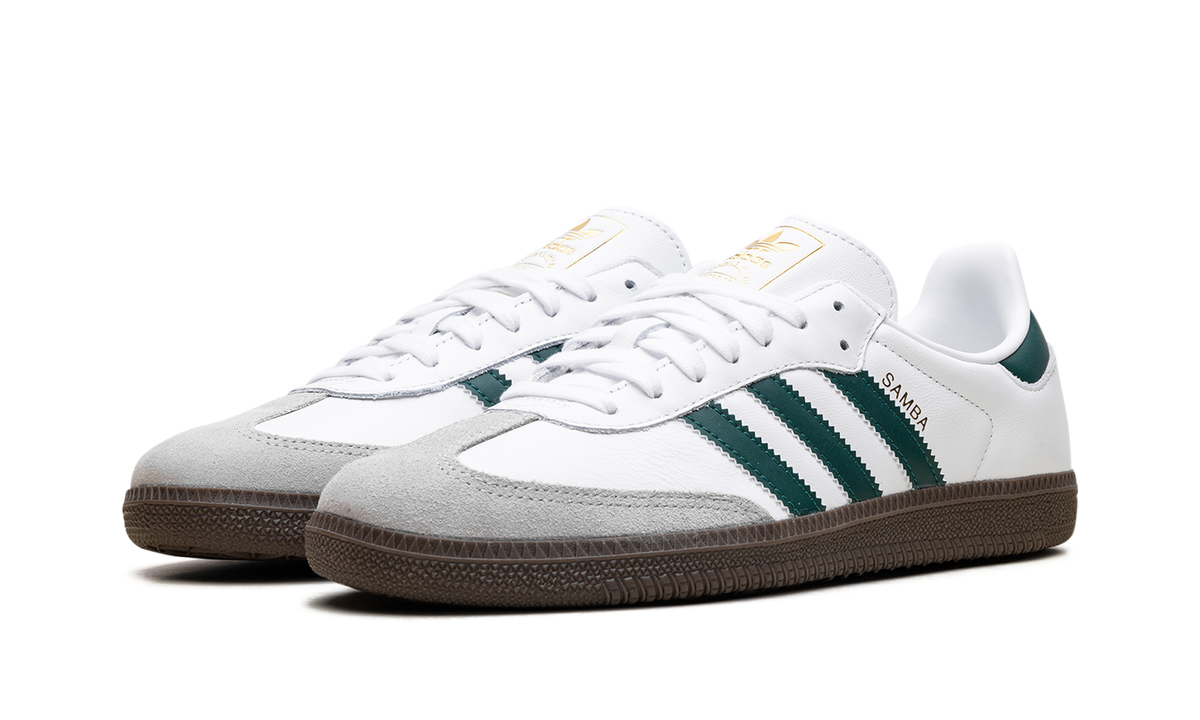 Adidas Samba OG Cloud White Collegiate Green