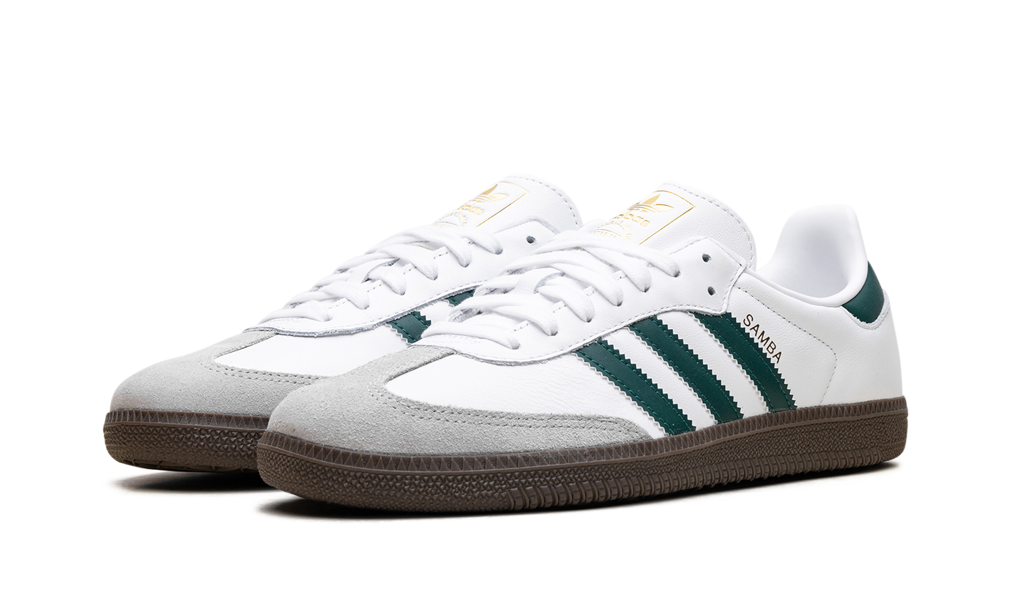 Adidas Samba OG Cloud White Collegiate Green
