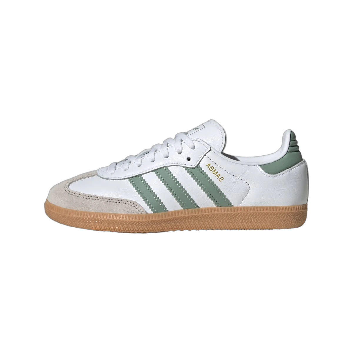 Adidas Samba OG Cloud White Silver Green
